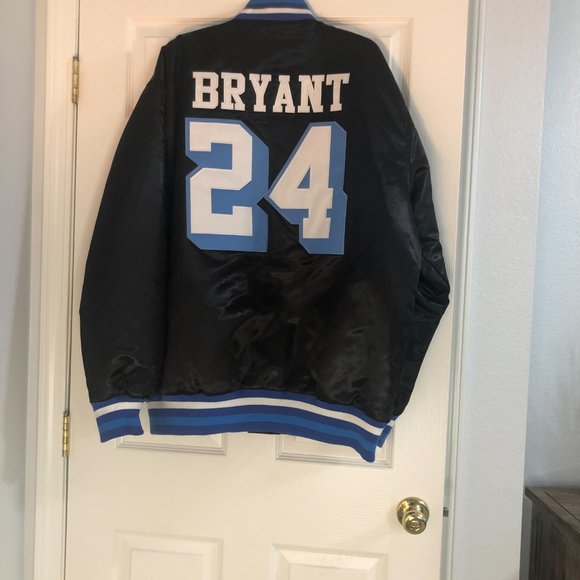 Crenshaw / Kobe Bryant Limited Edition Jacket, Size 4XL, Black/White and Powder - Picture 2 of 2